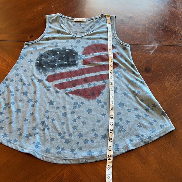 LA Threads Petite Patriotic Tank Top Summer - Picture 10 of 10